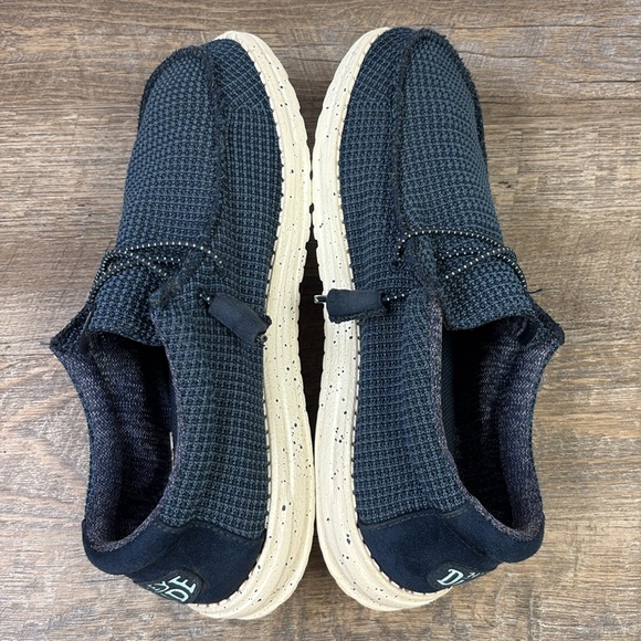 Hey Dude WALLY Navy Blue Sport Mesh Casual Slip On Shoes Size 7 main image 9